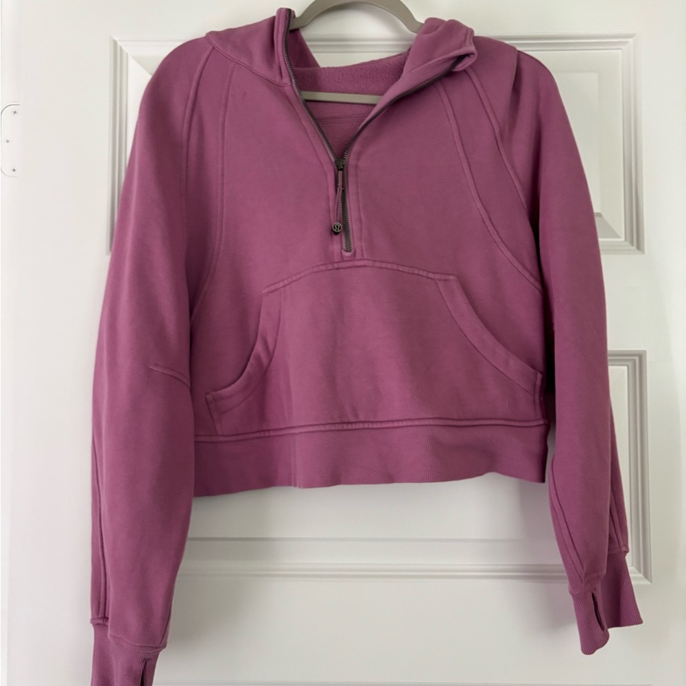 lululemon athletica Purple Half-Zip Hoodie